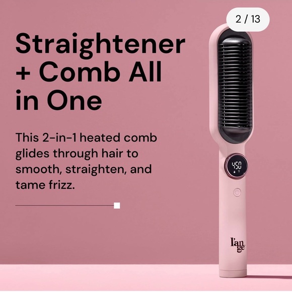 Lange Other - L'ange Pink Hair Styling Brush